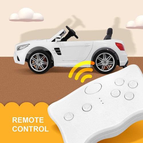 UENJOY 12V Mercedes-Benz SL500 Kids Ride On Car (White) - Toytexx UENJOY 12V Mercedes-Benz SL500 Kids Ride On Car (White) - Toytexx